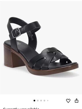 Frye & Company Black Webster heeled sandals